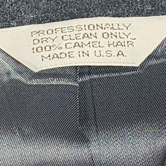 Vintage Hunt Valley Grey Camelhair Sports Coat, Men's 40R - Picture 9 of 13